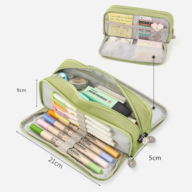 Large Capacity Pencil Case School Multifunction Pen Case Big Pencil Cases Bags Office Pencils Pouch Students Stationery Supplies image 2