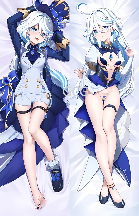 

Furina Genshin Impact high definition Printed Pillow Furina Game cosplay Doll accessory Fit the skin Pillow Equal body pillow