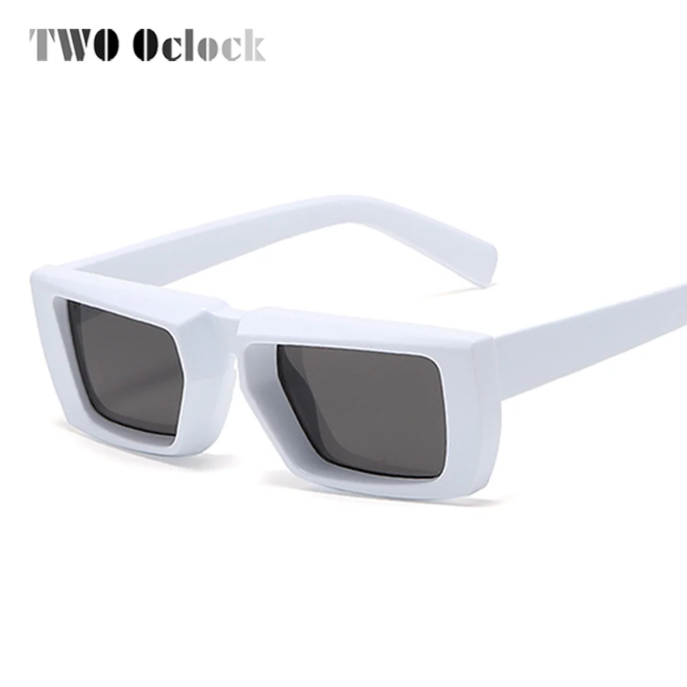 2025 y2k Fashion Designer Sunglasses Women Mens Rectangle UV400 Sun Glasses Male Retro Luxury Brand Small White Shades Ladies