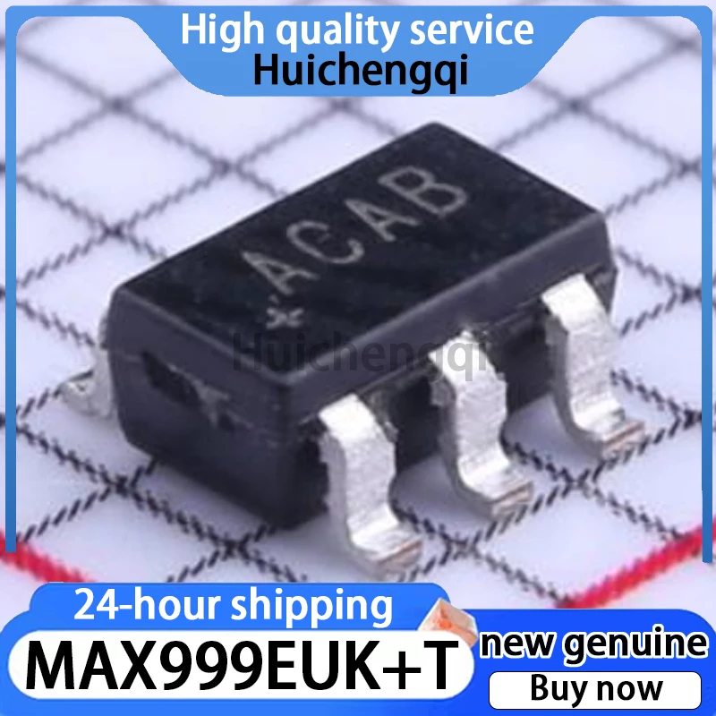 5PCS Original Genuine MAX999EUK+T Package SOT-23-5+3V/+5V Super Swing Comparator Chip