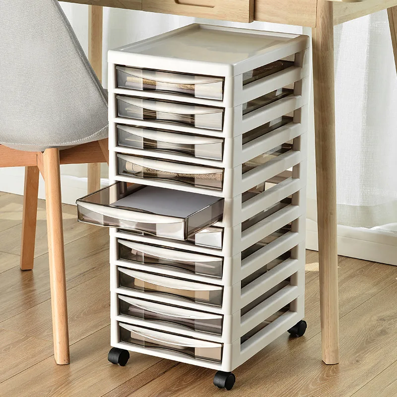 

Office desktop storage box, floor-to-ceiling multi-layer shelves, stationery under the desk, drawer-type storage cabinet