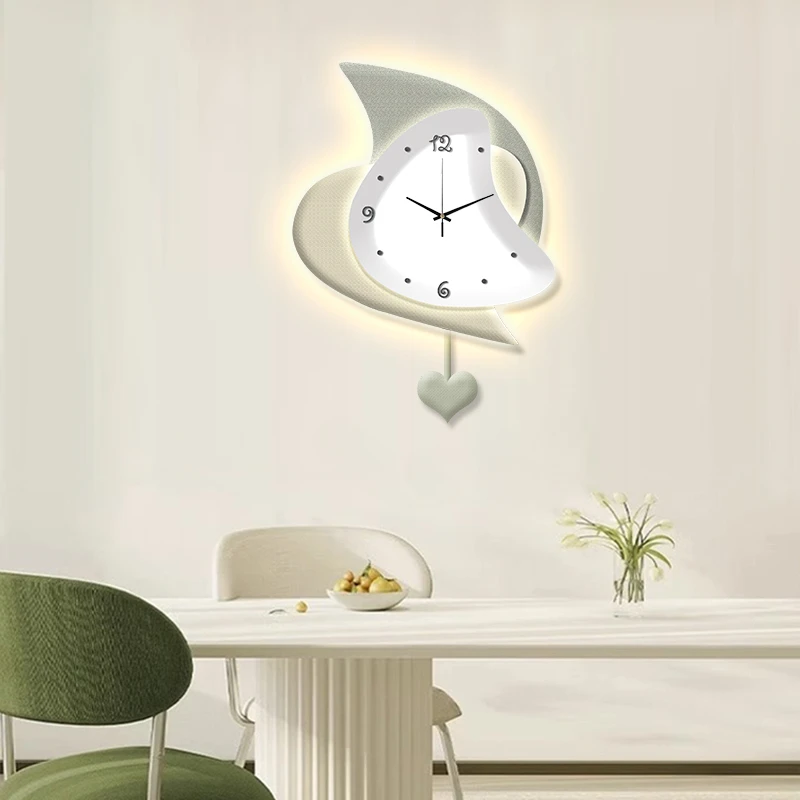 Kids Room Battery Powered Wall Clock Frame Cute Girls Design Wall Clock Modern Small Room Reloj Digital Pared Household Goods