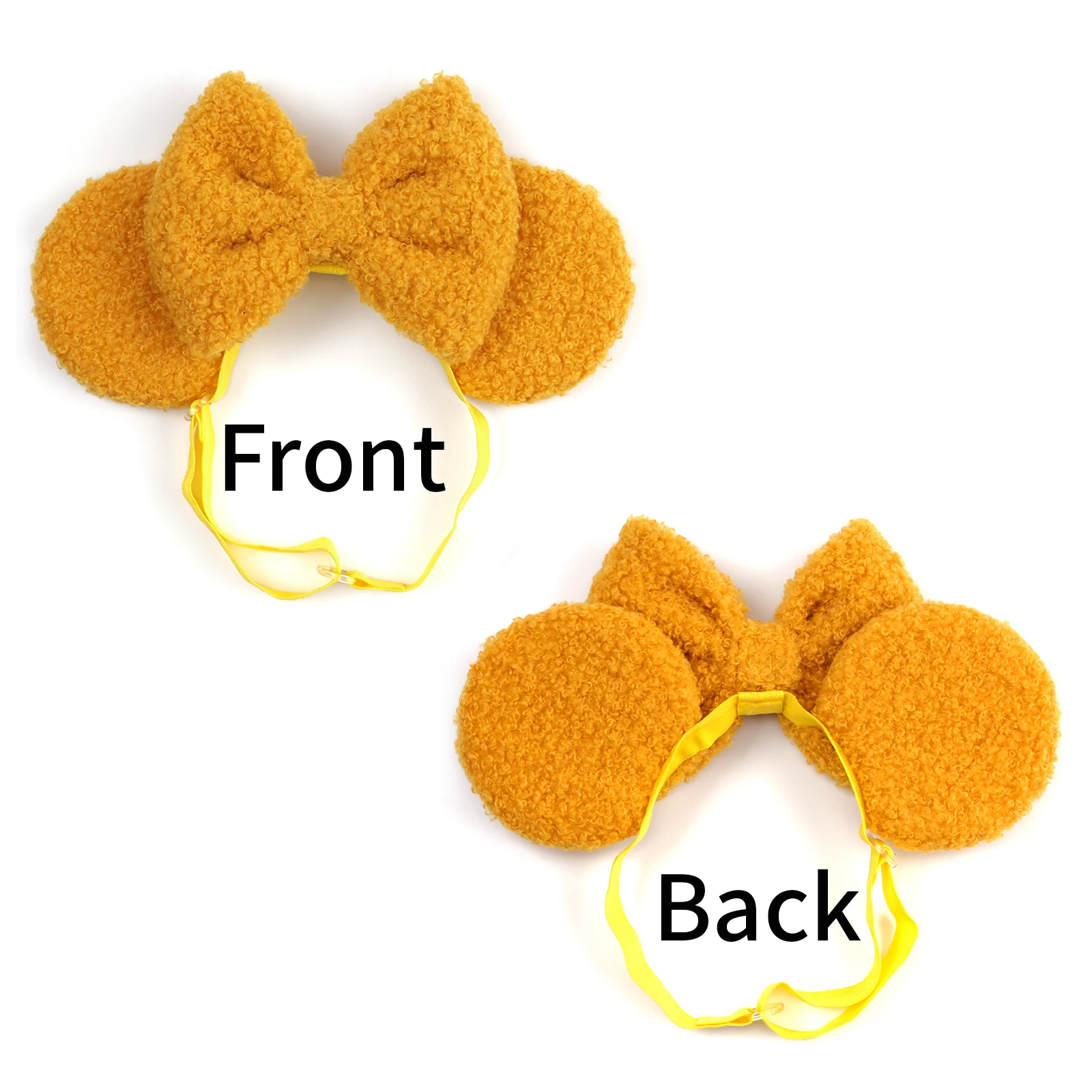 Disney Adjustable Lamb Mickey Mouse Ear Elastic Headband 5"Bow Adult & Kids Nylon Hairband Festival Cosplay DIY Hair Accessories view 2