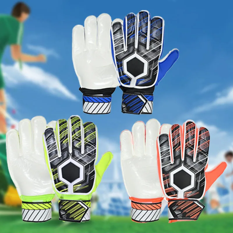 Soccer Goalkeeper Gloves Size 8 9 10 Anti-Collision Latex PU Goalkeeper Hand Protection Gloves Football Training Accessories