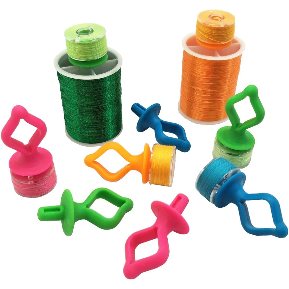 Color Sewing Bobbin Spool Huggers/Holders/Clamp Clips For Keep The Bobbin Tail Thread From Loosening Sewing Embroidery Accessory