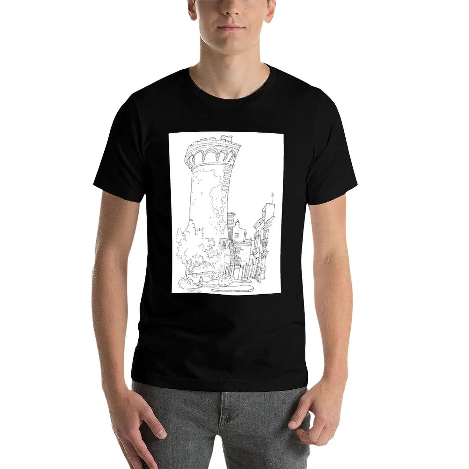 Torres Quart, Valencia T-Shirt korean fashion rapper graphic tees T-shirts man plain t shirts men
