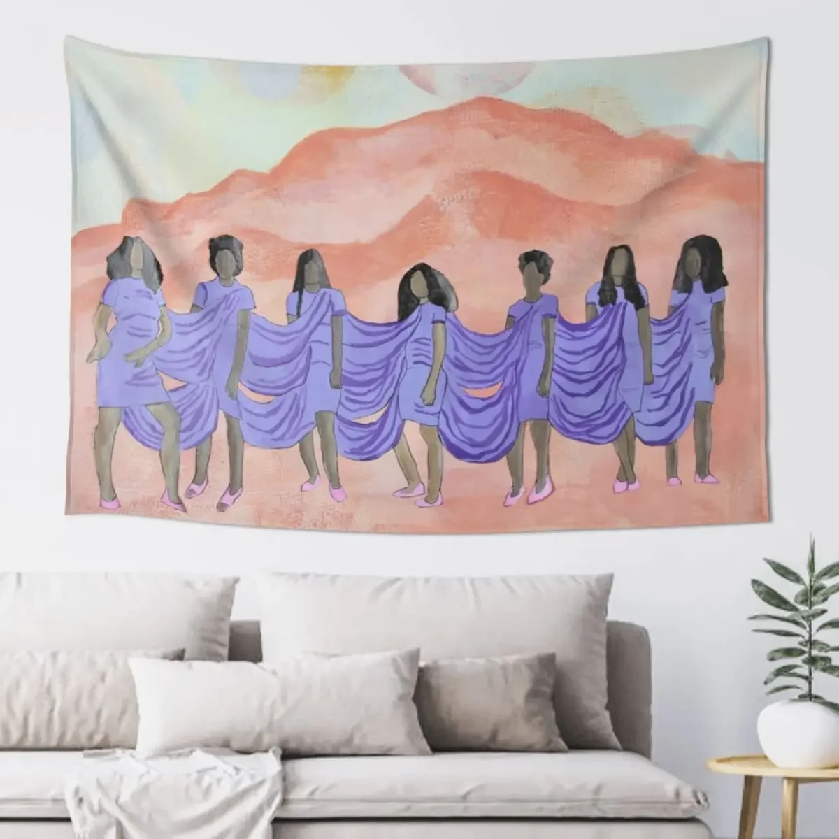 

A Seat on the Mountaintop Tapestry Wall Hanging Decor Home Decorations Tapestry