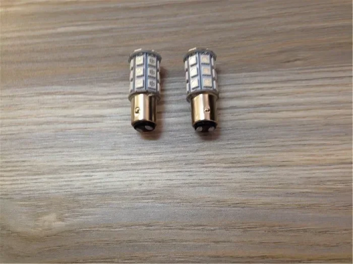 For Automotive  brake lamp Strobe Rear fog taillight P21 / 5W11561157 twin tail modified decorative lights Electric Vehicle