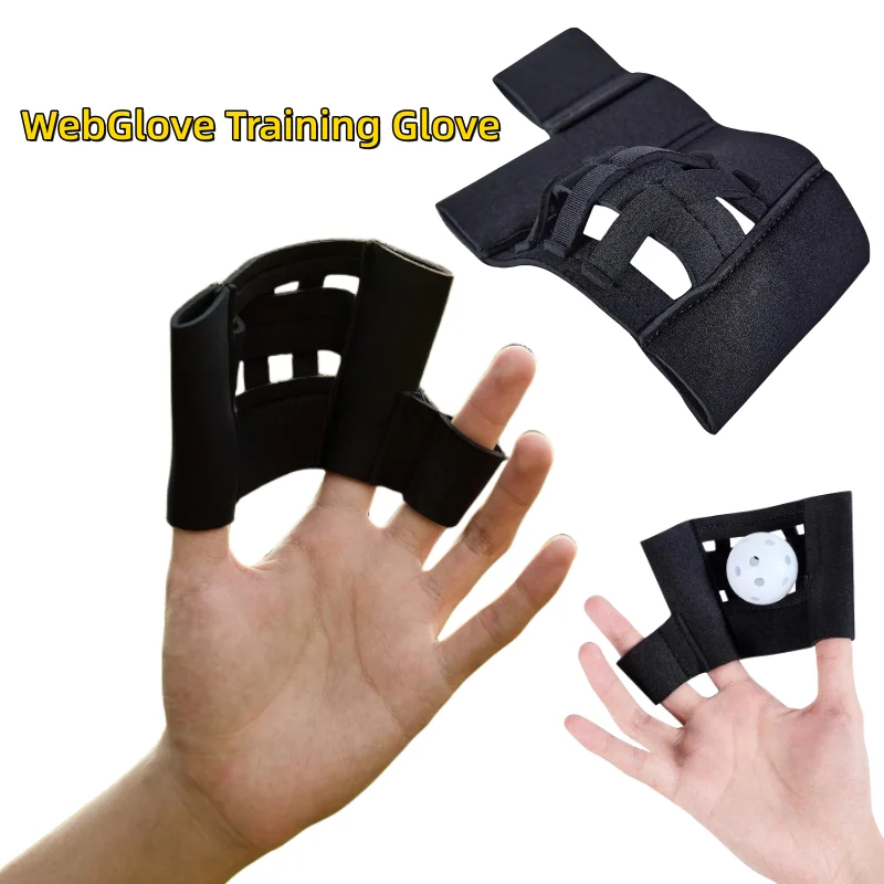 WebGlove Training Glove for Baseball Softball Perfect Kid Adult Teen Improve Hand-Eye Coordination Mini Ball Training Equipment