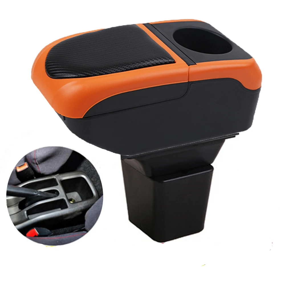 For Daihatsu Terios armrest box Center Console Elbow Rest Armrests Storage box with USB Phone Cup Holder Arm Rest