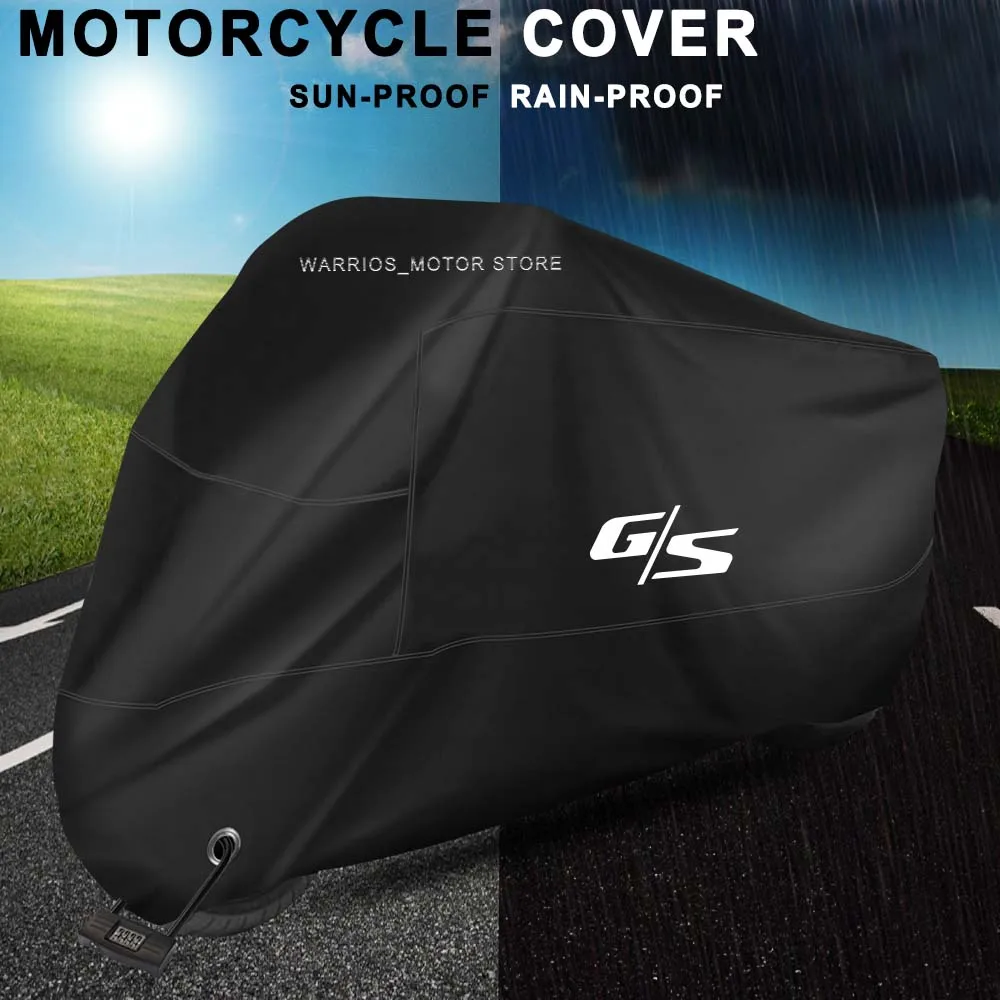 

Для R12 G/S R12G/S R12GS 2025 2026 чехол для мотоцикла УФ-защитный пылезащитный снежный чехол для мотоцикла от дождя на открытом воздухе водонепроницаемый чехол