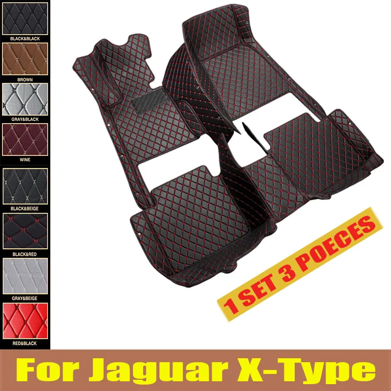 

Car Floor Mats For Jaguar X-Type XTYPE X TYPE 2002~2009 Rug Leather Mat Set Anti Dirty Pads Car trunk mat Interior Parts 2003