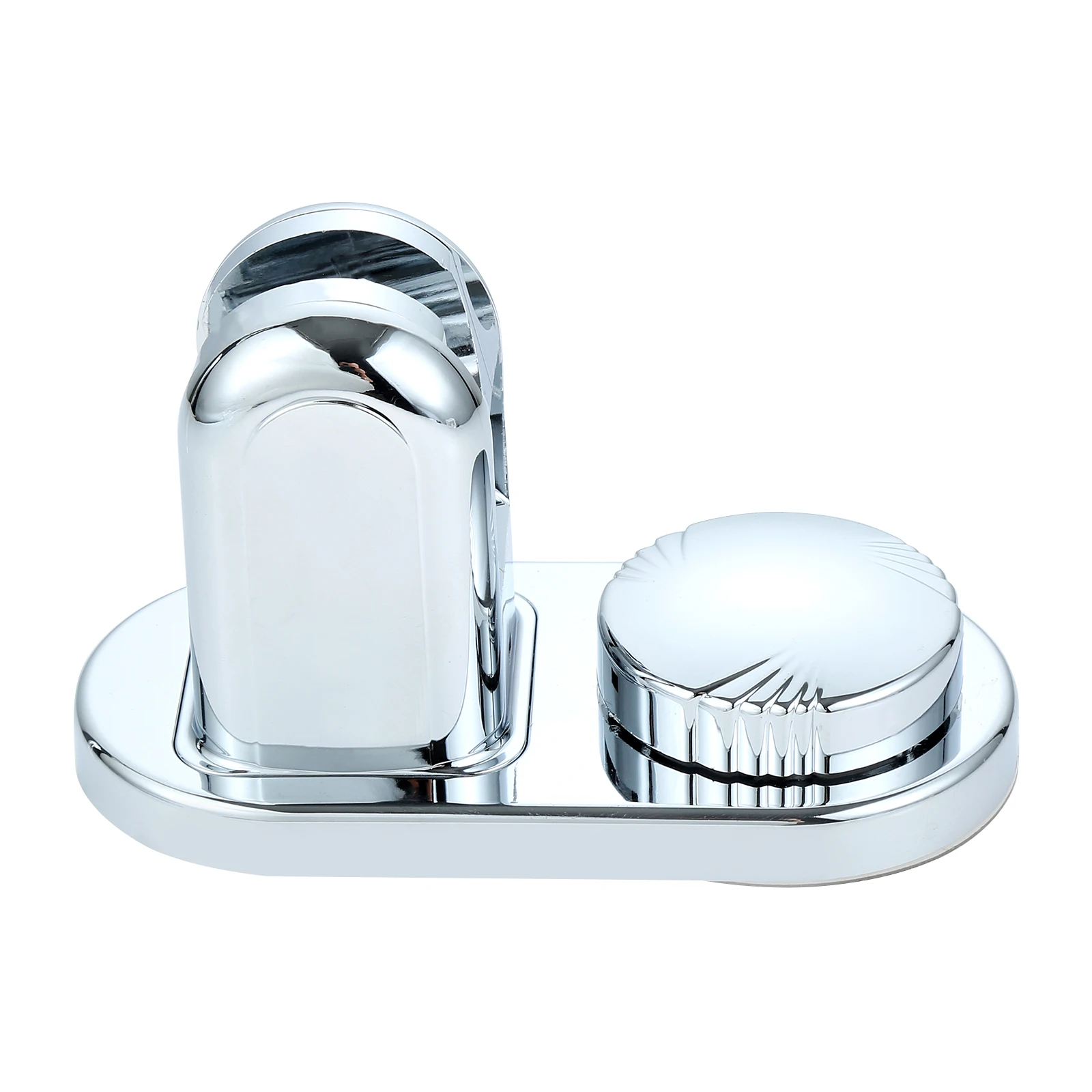 Suporte de chuveiro portátil ajustável, montagem na parede, ventosas, ABS rotação de 360 °, suporte do banheiro, base de fixação, 5 posições