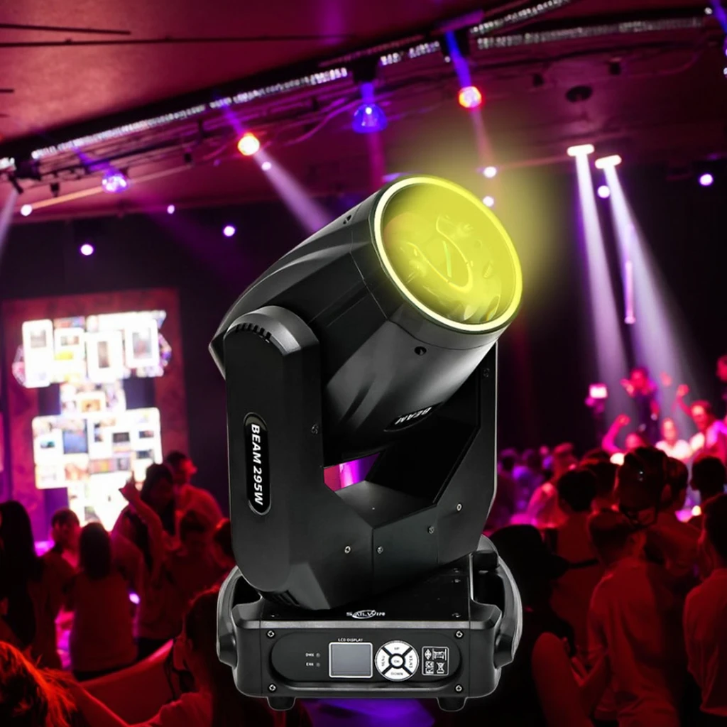 

Professional Waterproof 295w IP20 Beam Sharpy Moving Head Wedding Dj Disco Stage Lights For Bar Wedding Stage Decoration