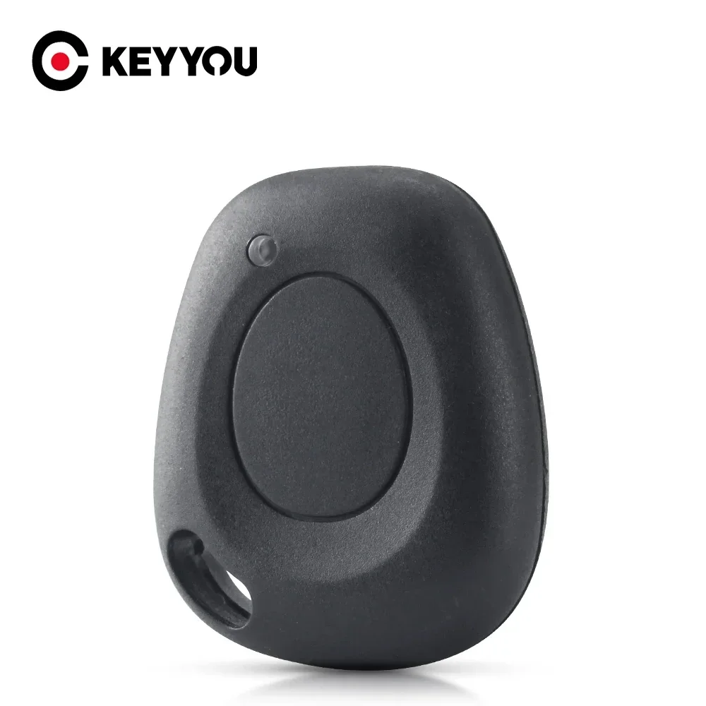 KEYYOU New 1 Button Key Fob Remote Shell Case No Blade For Renault Megane Scenic Laguna Espace Clio Replacement Key Cover