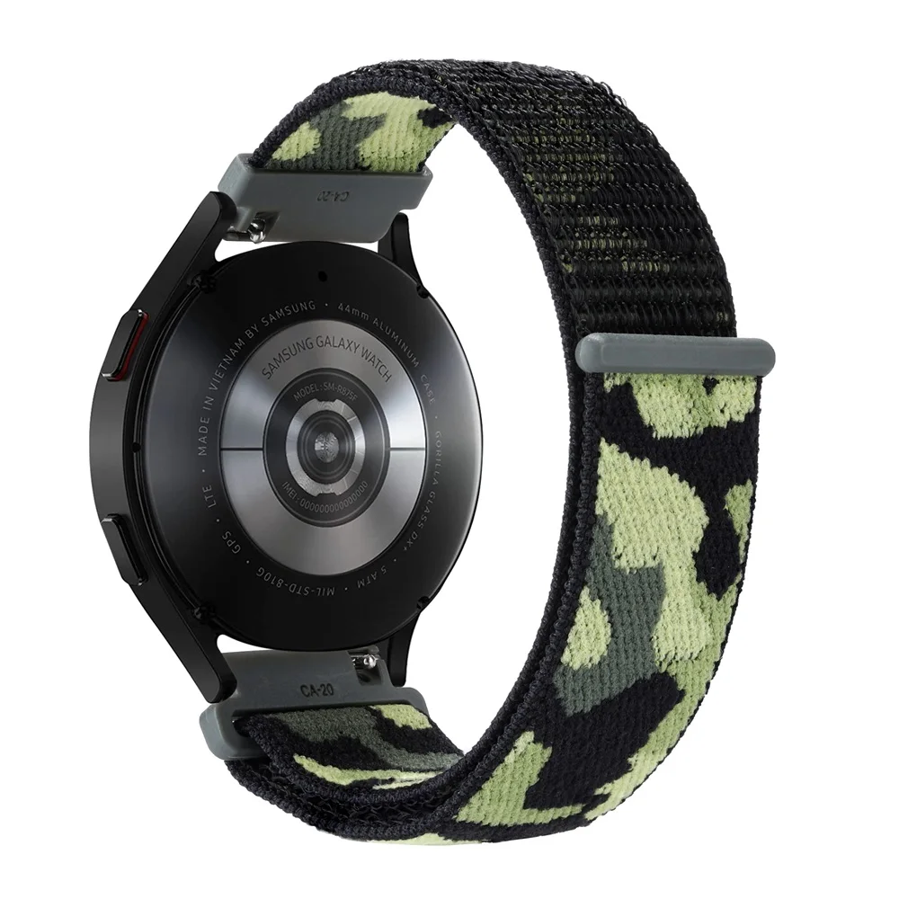 Nato Strap for Samsung Galaxy Watch 4/Classic/46mm/42mm/active 2 Gear s3 20/22mm Camouflage bracelet Huawei GT/2/GT2/3 Pro Band