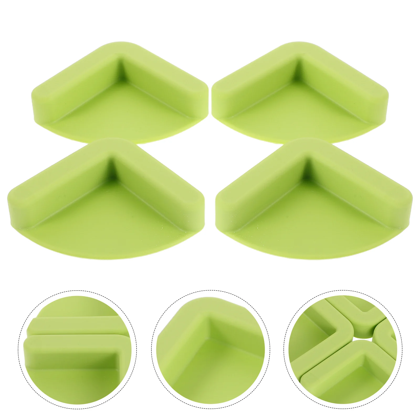 

4pcs Silicone Cutting Board Stabilizer Pads Anti-Slip Waterproof Shock-Absorbent Non-Marking Grips For Chopping Blocks Mats For