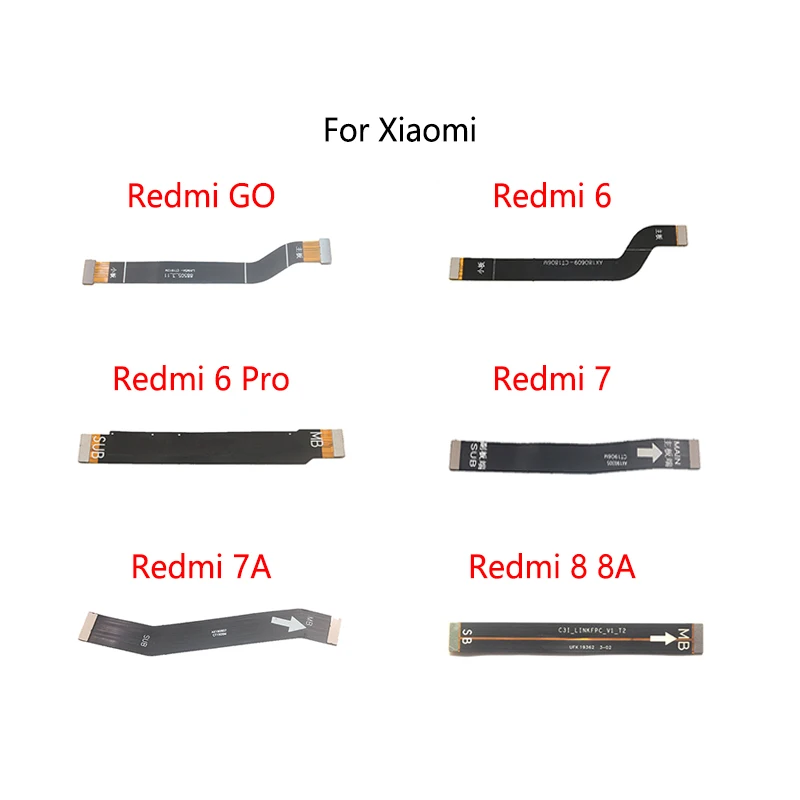 LCD Display Motherboard Connect Cable Main Board Flex Cable For Xiaomi Redmi 6 Pro 7 7A 8 8A GO