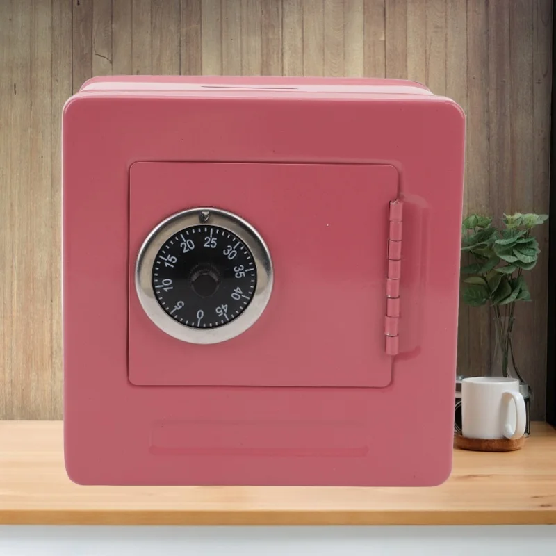 

Коробка для хранения паролей, прочная металлическая касса с кодовым замком, многофункциональный кодовый сейф, вместительный ящик для хранения денег, чеков и ключей