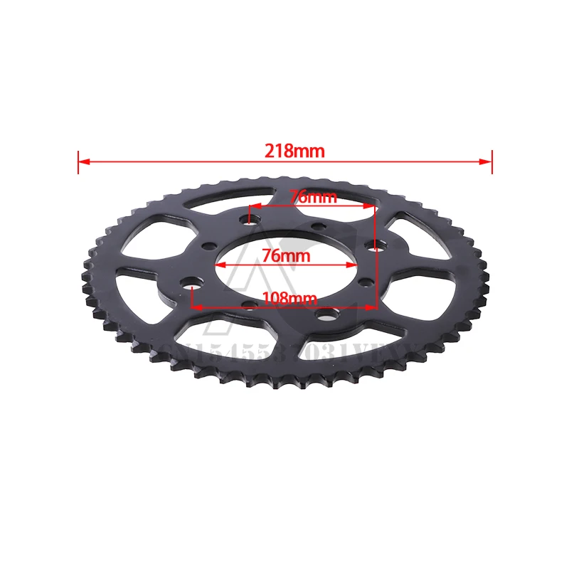 420 chain rear sprocket 53 teeth 76mm center hole for pit bike motocross motocross gear spare