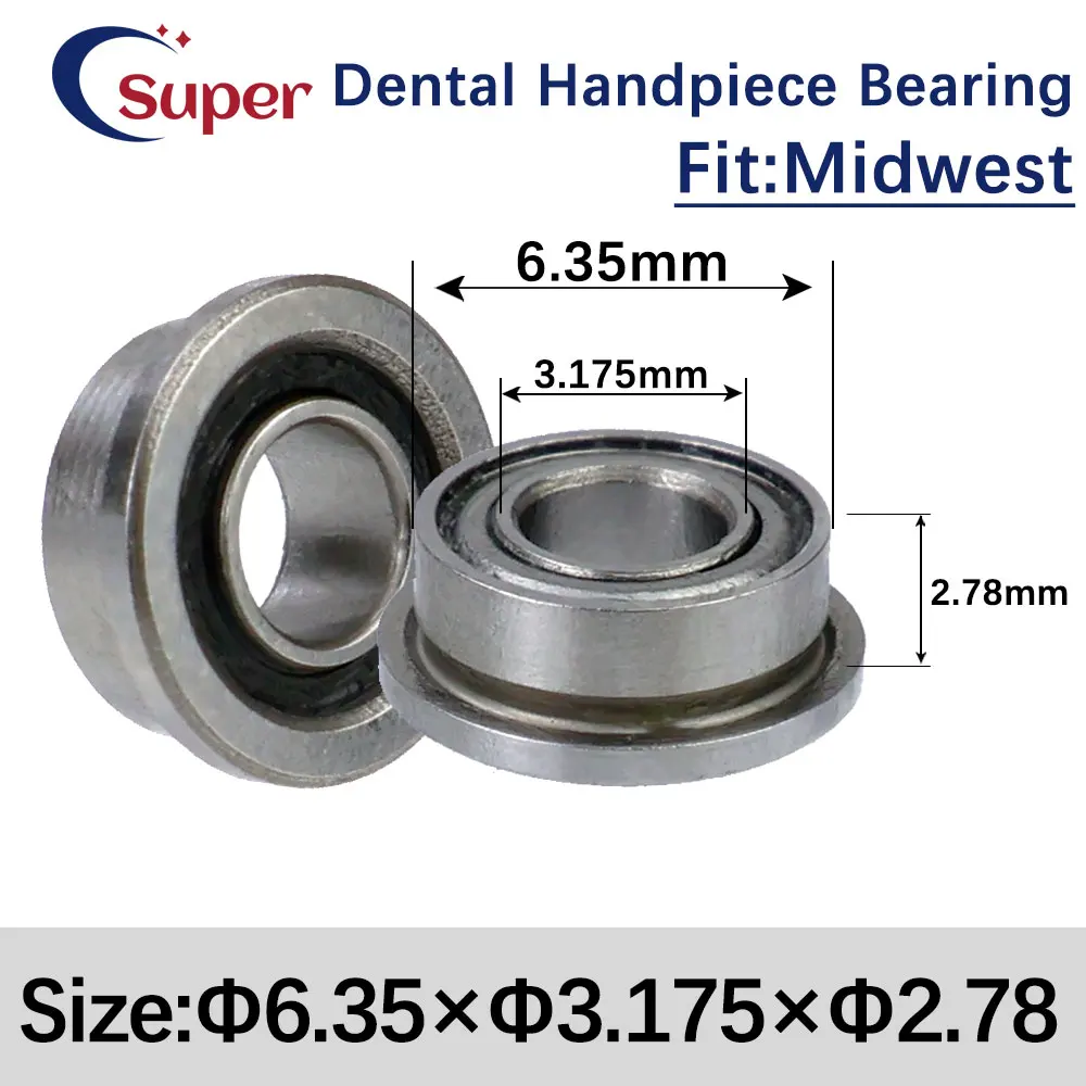 

Стоматологический высокоскоростной подшипник наконечника для серии Midwest 2,78 мм, стоматологический картридж, стоматологическая турбина, керамические шарикоподшипники