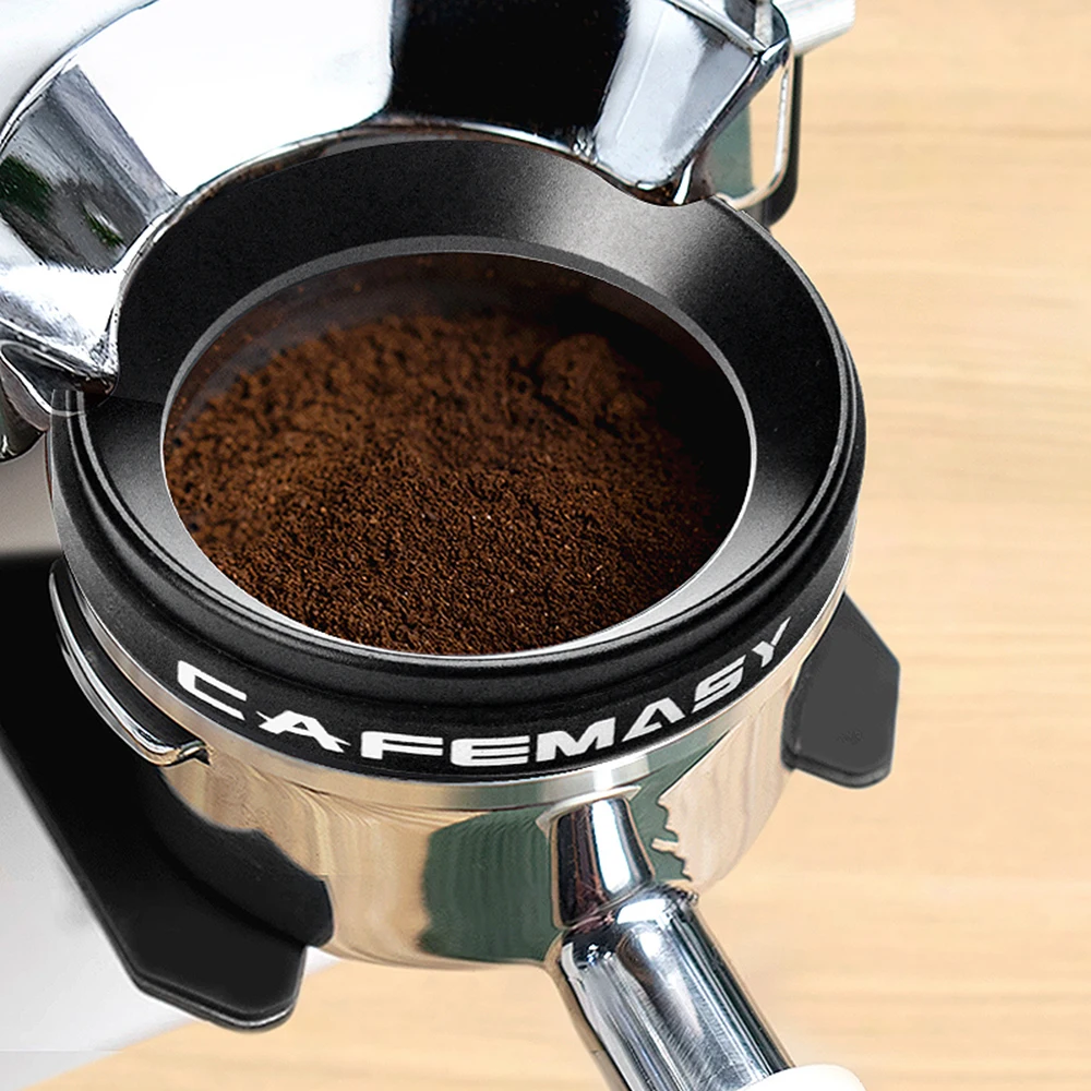 CAFEMASY Coffee Dosing Ring Espresso Dosing Funnel With 10 Magnets Fit For 58mm Portafilter Professional Barista Accessories