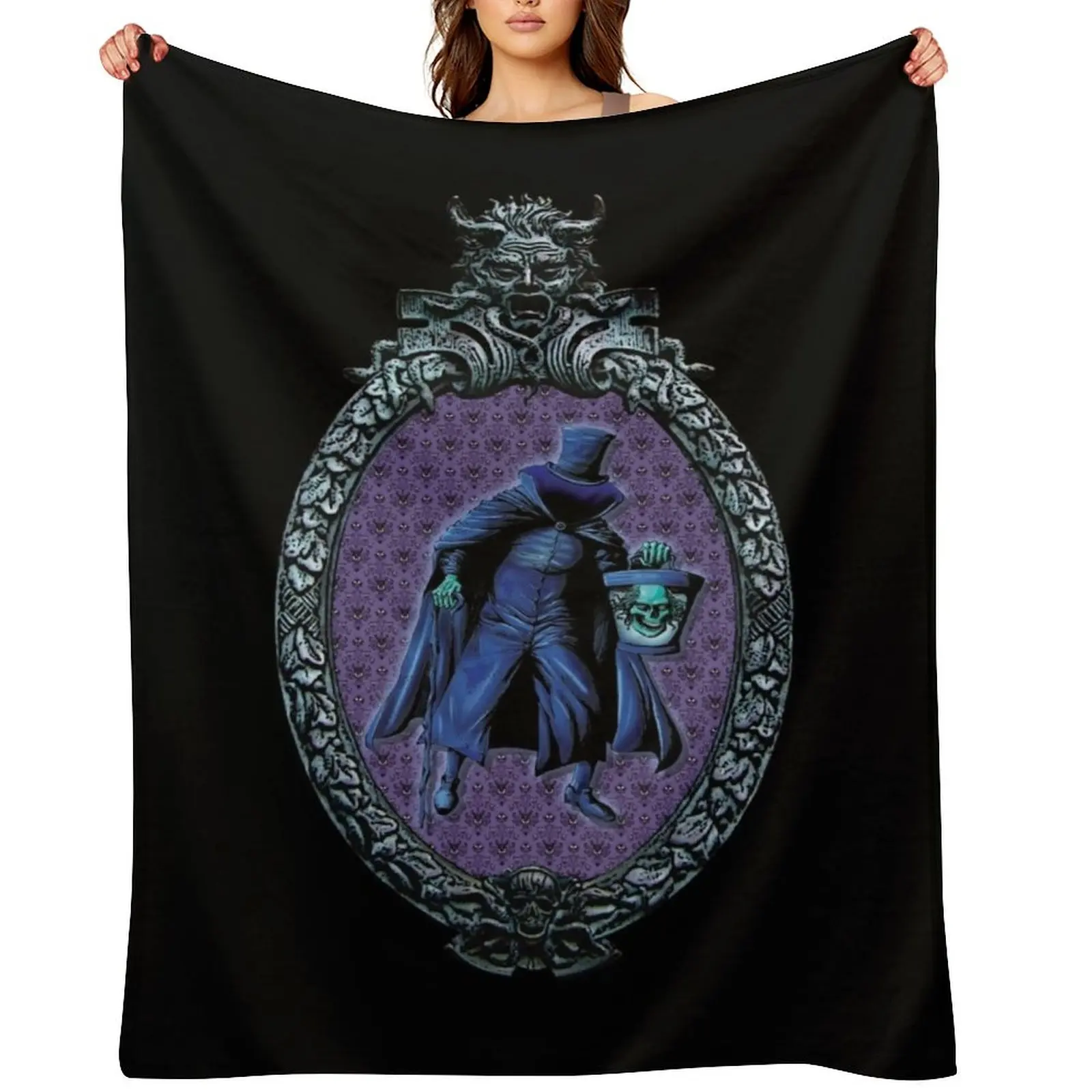 

Hatbox Ghost Throw Blanket Decorative Sofa blankets ands Luxury Throw Camping Blankets