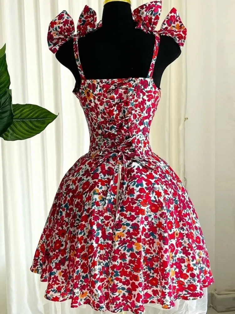 Vestidos africanos para mulheres 2025 novas roupas africanas dashiki flor impressão ancara vestidos bazin tradicional robe vestido africano