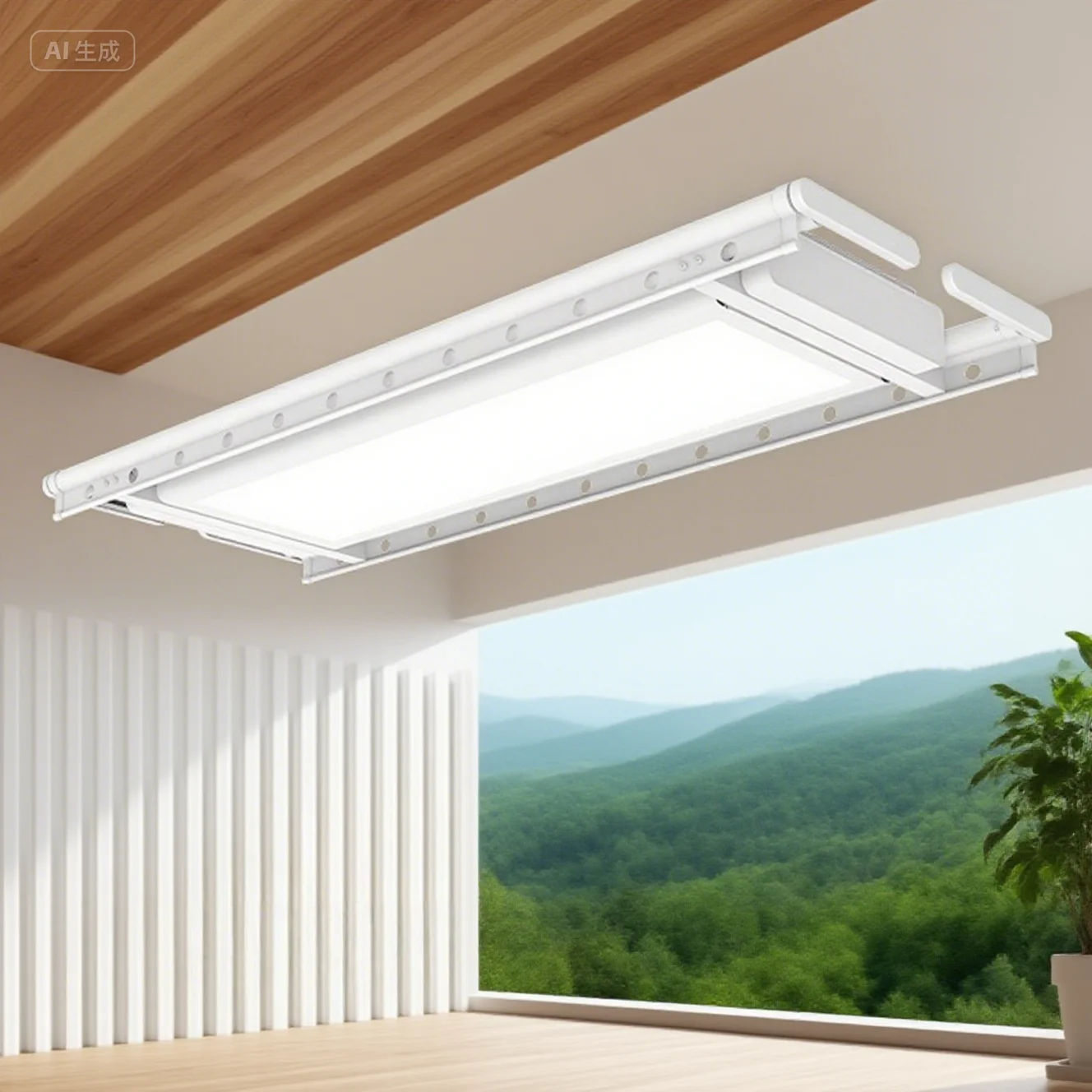 

New Hanging Automatic Lifting Electric Drying Rack, Fashionable and Foldable Drying Rack, Balcony Remote Control