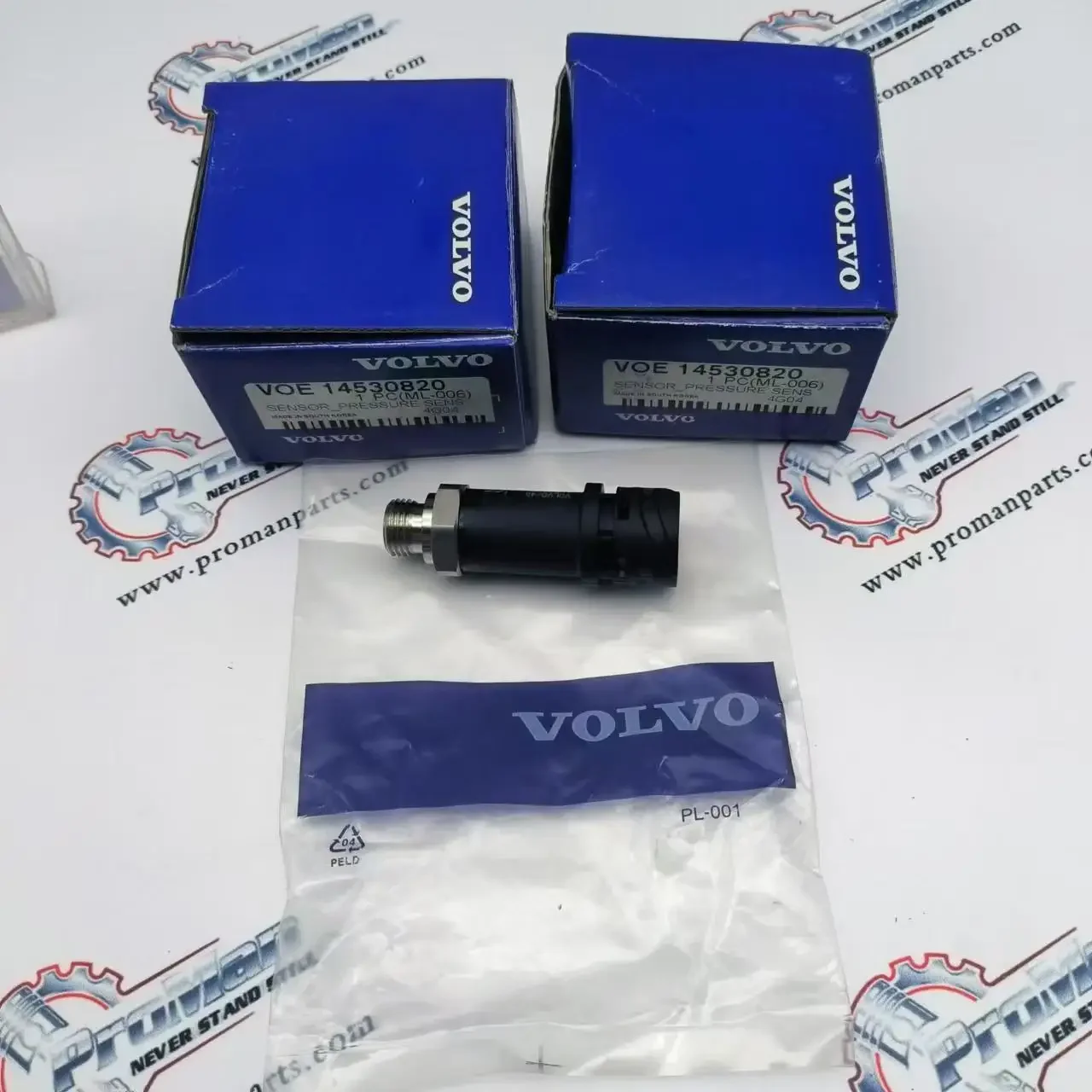 Construction machinery parts Original VOE14530820 Sensor 14530820 for EW145B machine in stock