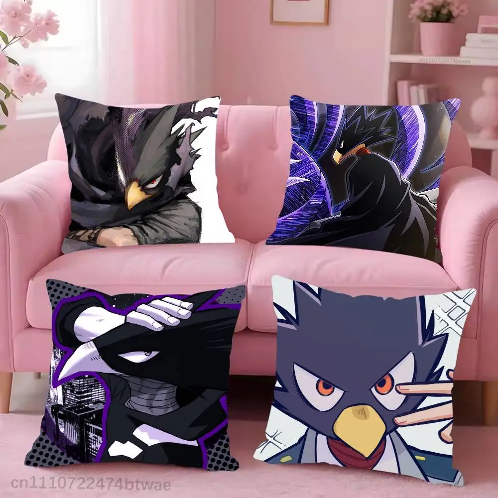 MHA T-Tokoyami Fumikage Pillow Case For Living Room Bedroom Hotel Pattern Printed Cushion Cover Decorations and Protector