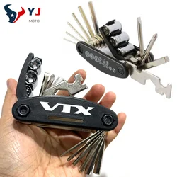 Tool Accessories For HONDA VTX1300 VTX1800 VTX 1300 1800  Gold Wing 1500 Moto Multifunction Tool Portable Repair Screwdriver Set