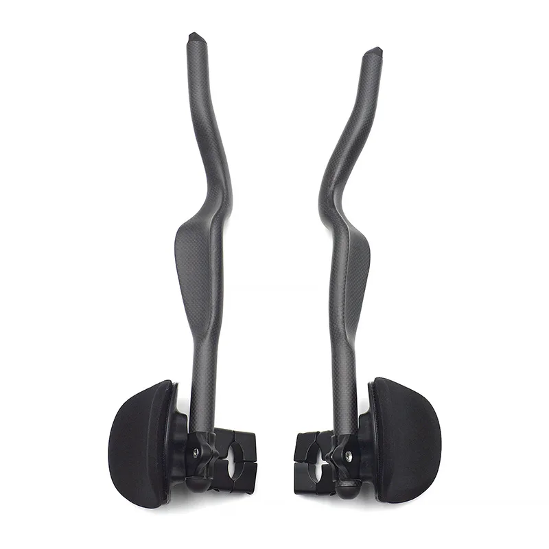 Carbon Fiber TT Triathlon Aerobar Lightweight Compatible with Bike Time Trial Handlebars
