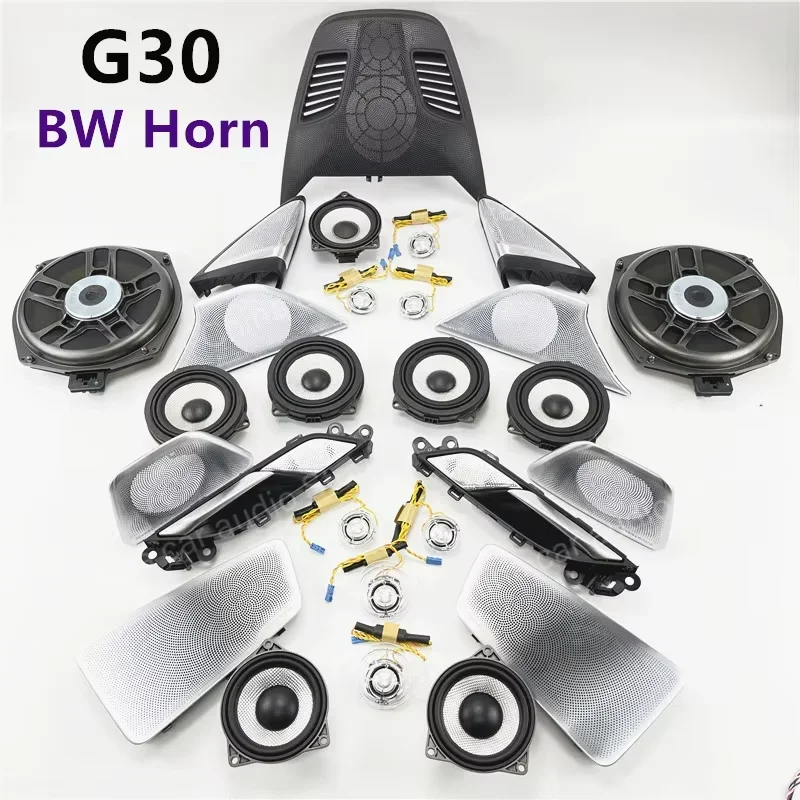 LED Car Speaker Tweeter Cover For BMW G30 Midrange Subwoofer Door lighting HiFi Music Upgrade Stereo high quality Horn Audio view 6