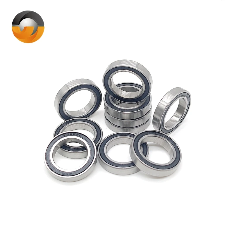 10PCS 6803 2RS Bearing 17x26x5 mm ABEC-7 Metric Thin Section 61803RS 6803 RS Ball Bearings