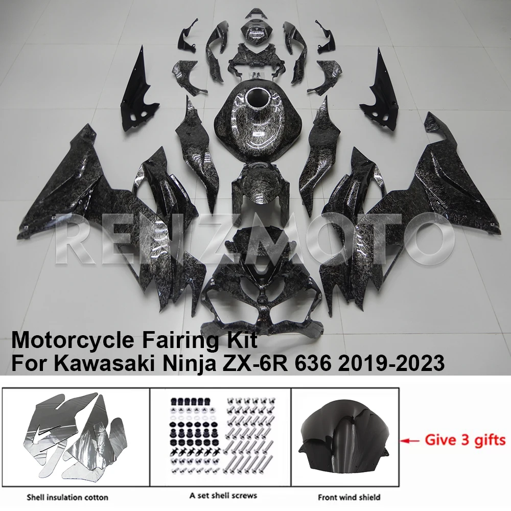 For Kawasaki Ninja ZX-6R 636 19-23 Fairing K0619-7001g Motorcycle Set Body Kit Decoration Plastic Guard Plate Accessories Shell