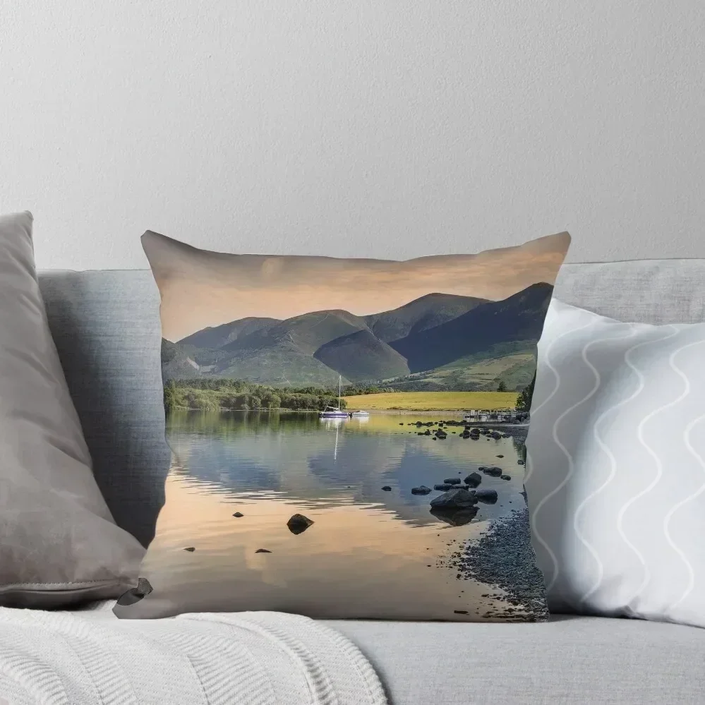 Sunrise over Skiddaw in the English Lake District Throw Pillow Luxury Pillow Cover Cushions Cover pillows decor home pillow