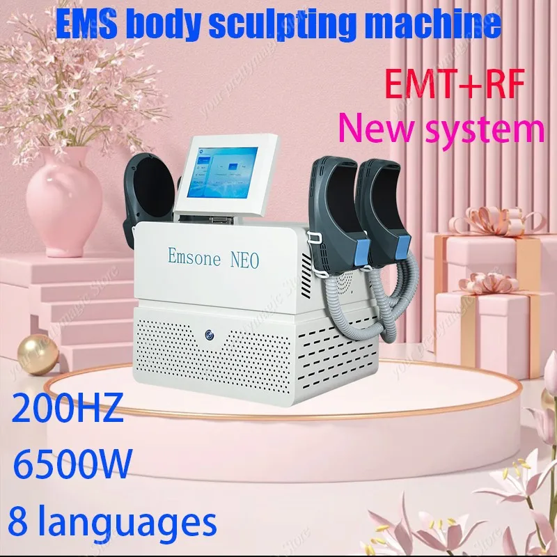 

Profession 4 Handles High Intensity Electromagnetic No-invasive Emsone NEO Fat Burning Muscle Sculpting Tesla Beauty Machine