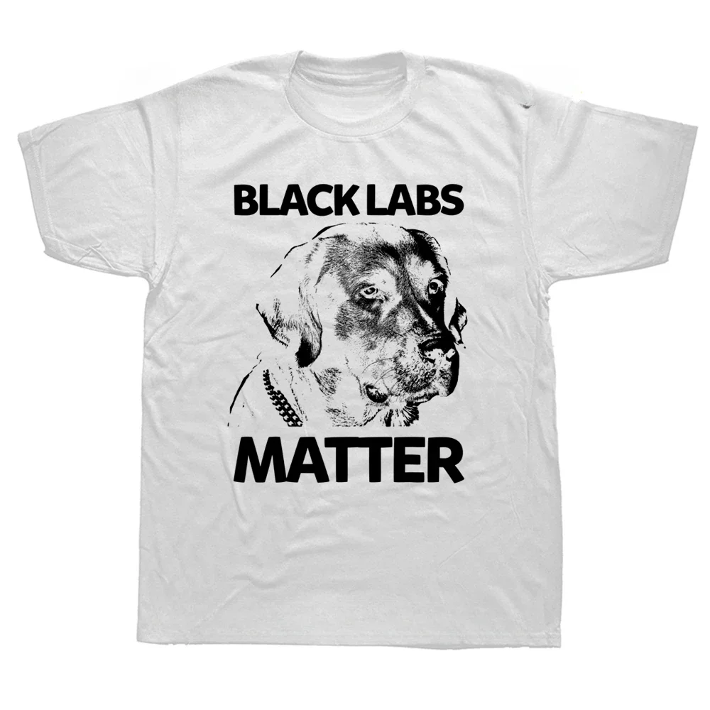 Graphic Cotton Streetwear Short Sleeve Birthday Gifts Summer Style T-shirt Men Funny Black Labs Matter Labrador Dog T Shirts