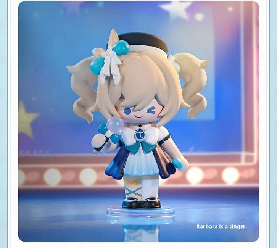 Yuanshen Anime Game Q-Version Collectible Figurine Toy ACG Periphery Gift for Fans Derivative Non-toxic PVC Action Figure