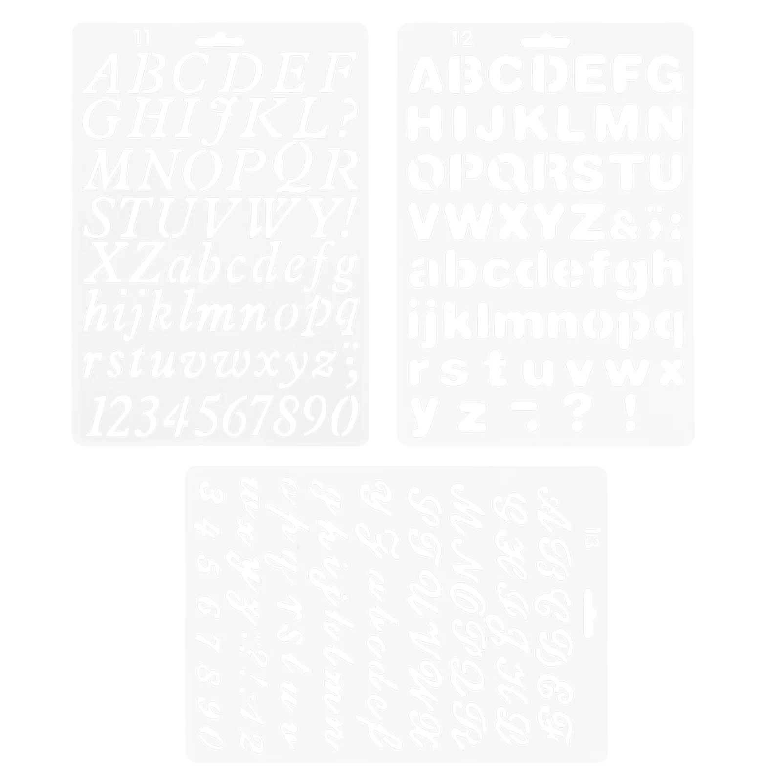 3 шт. трафареты для рисования стен на холсте