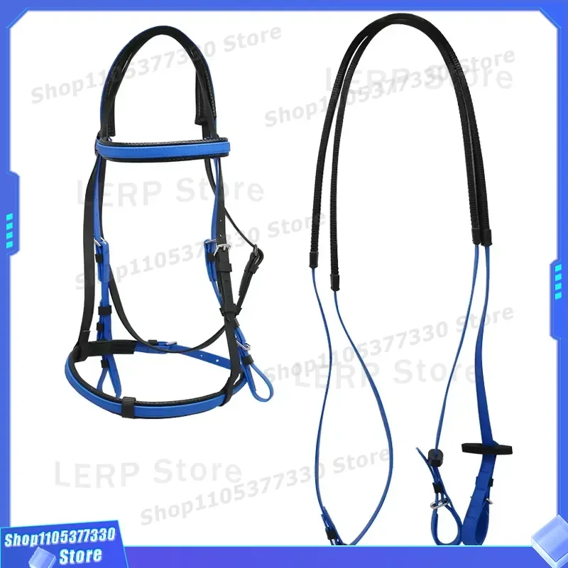 Waterproof PVC Coated Nylon Horse Riding Reins Durable Cold Resistant Equestrian Equipment for Racing Training Gear Stable