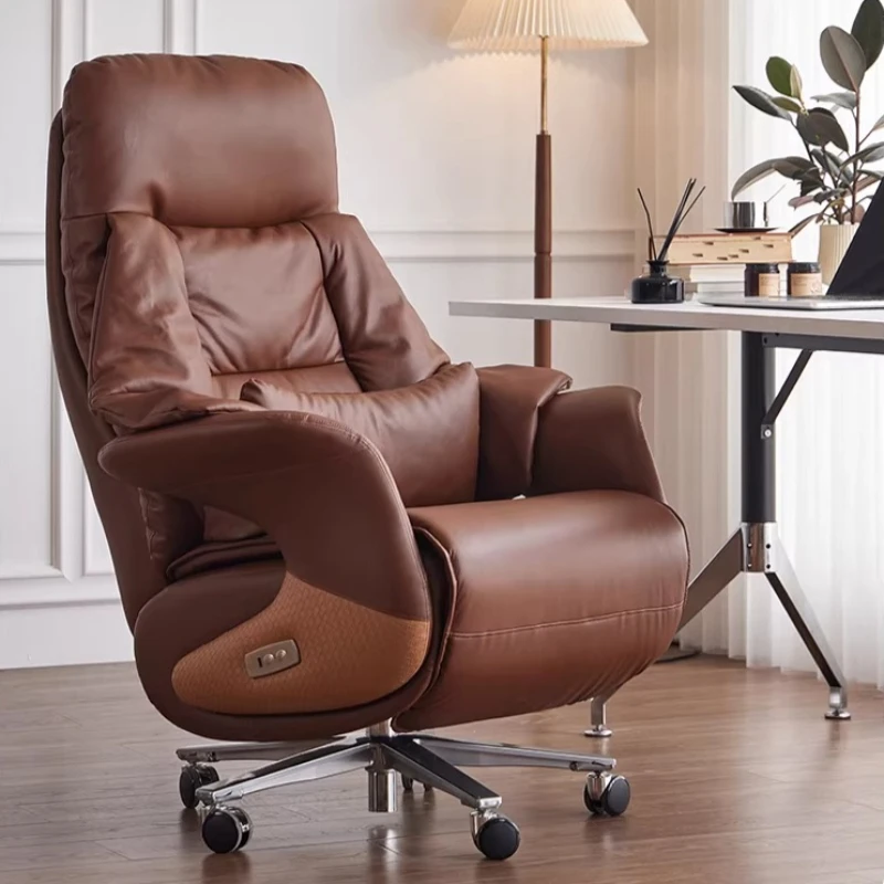 Genuine leather electric office chair Intelligent electric regulation luxury gaming chairs modern design comfortable furniture