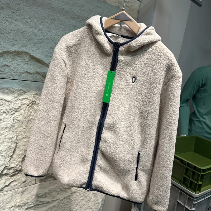 

High Performance able Double-Sided Fce Light Weight Breathable Warm Hooded Jaet for Couples Casual Sle Zipper Cl...