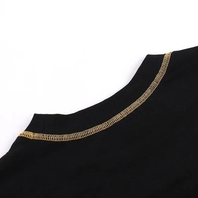 Aushöhlen Crop Top Frauen Sommer Ästhetische Kleidung Druck Y2k Zubehör Oansatz Ropa De Mujer Sexy Roupas Femininas Estilosas – Detail 20