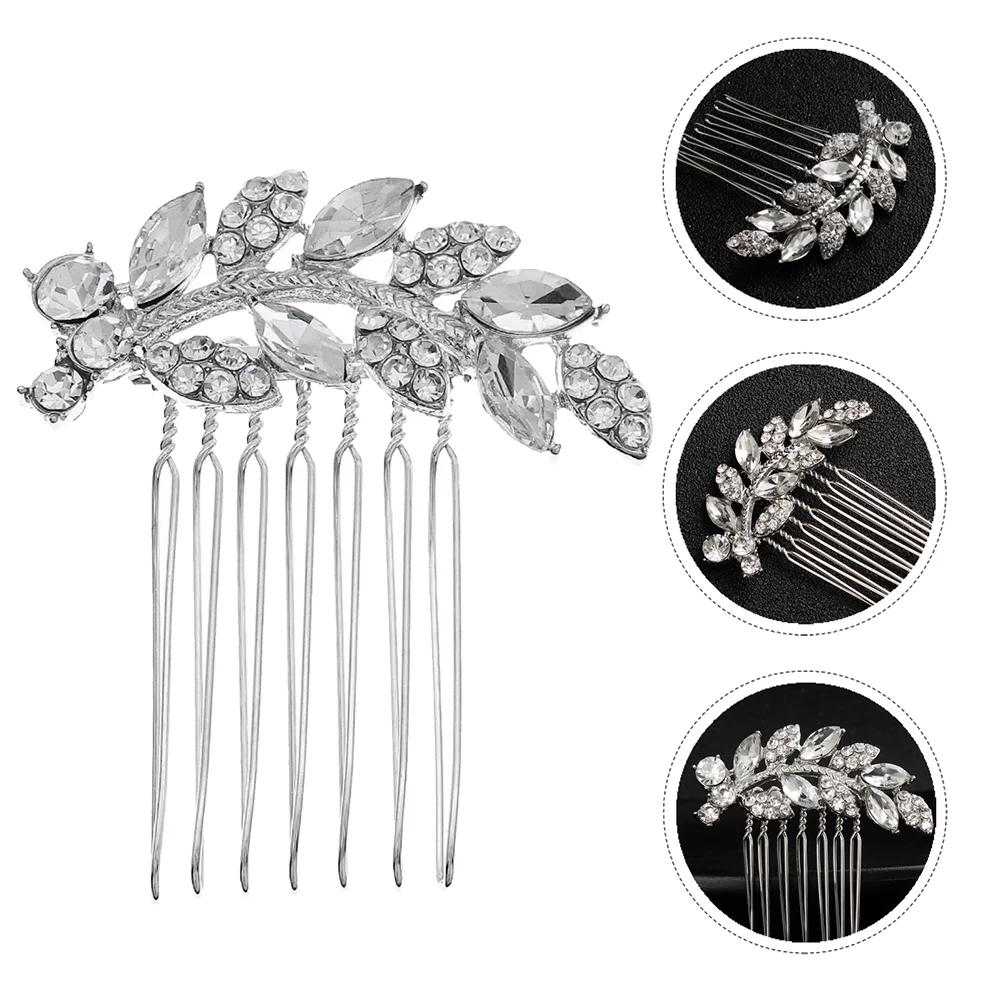 

Hair Barrettes for Women Comb Alloy Decor Fine Accessory Bride Headpieces Wedding