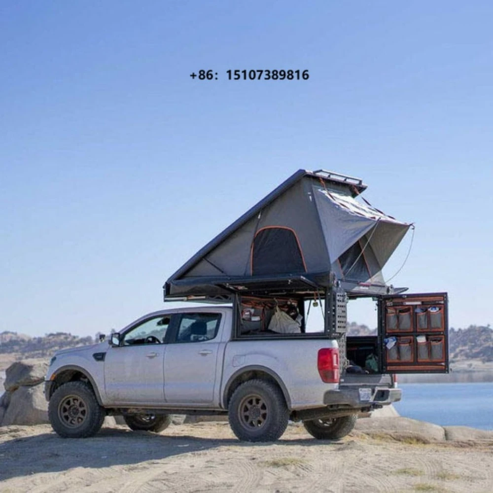 Mid-Size Pickup Rv Trailer Truck Camper Slide in Camper with Sofa
