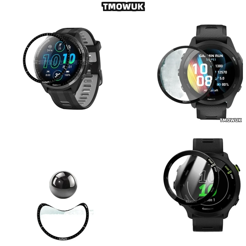 

For Garmin Forerunner 57 945 955 965 970 42mm 47mm Screen Protector, Full Cover Anti-Scratch PMMA