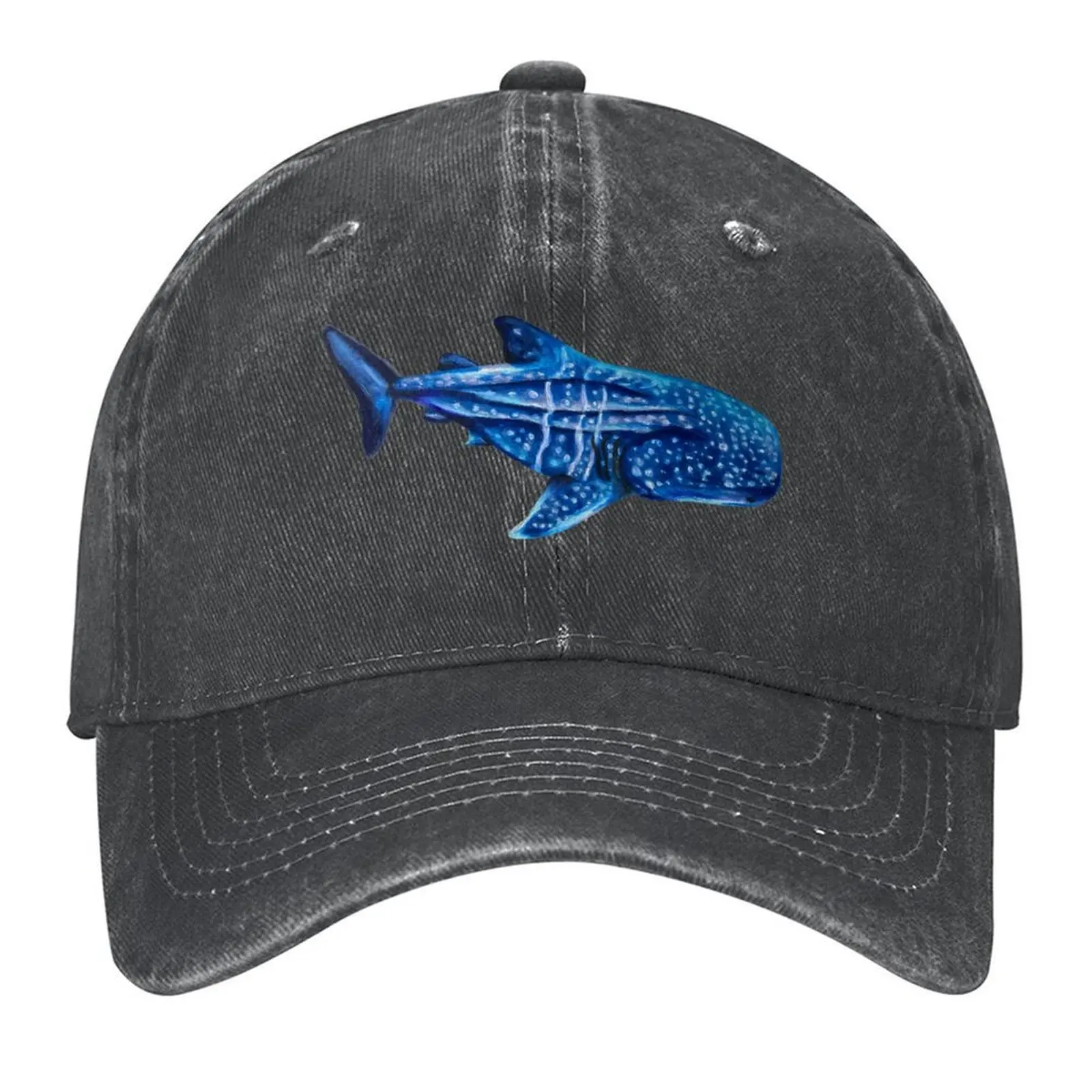 

Whale Shark Baseball Cap Christmas Hat Anime Vintage Sun Cap Ladies Men's