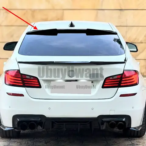 BMW F10 5 시리즈 스포일러 528i 535i 550i 2011-2017 ABS 플라스틱 프라이머 컬러 뒷 창 지붕 스포일러 자동차 액세서리 BMW F10 5 시리즈 스포일러 528i 535i 550i 2011-2017 ABS 플라스틱 프라이머 컬러 뒷 창 지붕 스포일러 자동차 액세서리